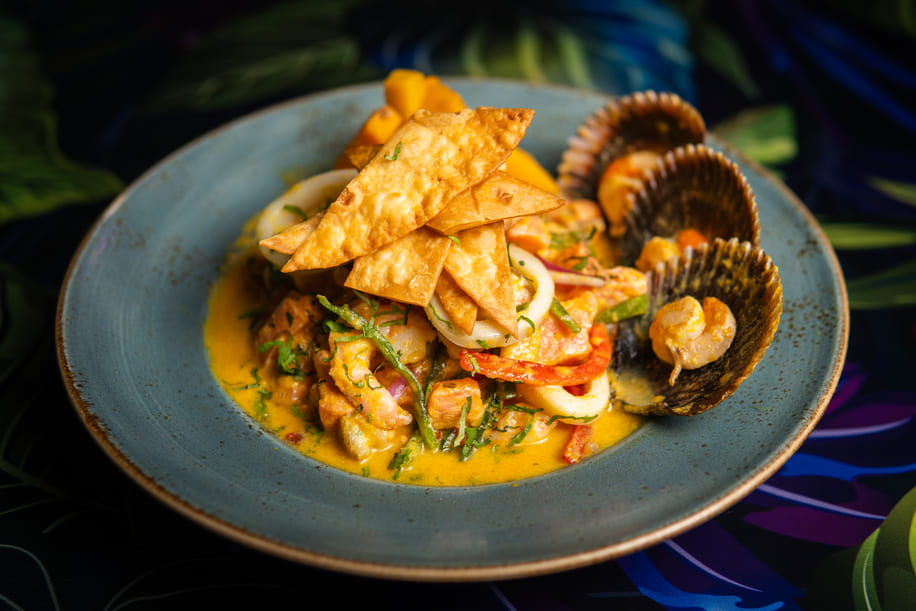 Ceviche Mixto Peruvian Smoke